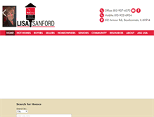 Tablet Screenshot of lisasanford.com